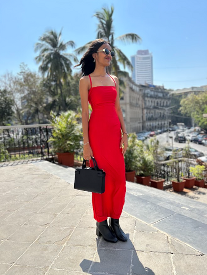 DELULU Open Back Bodycon Dress